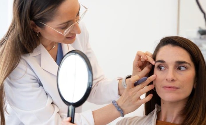 Botox consultation and facial assessment